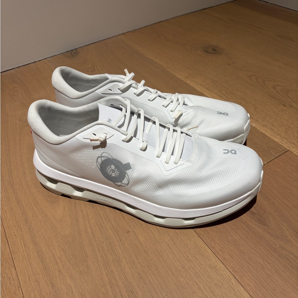 On x Kith Men's Lightweight White Mesh Sneakers